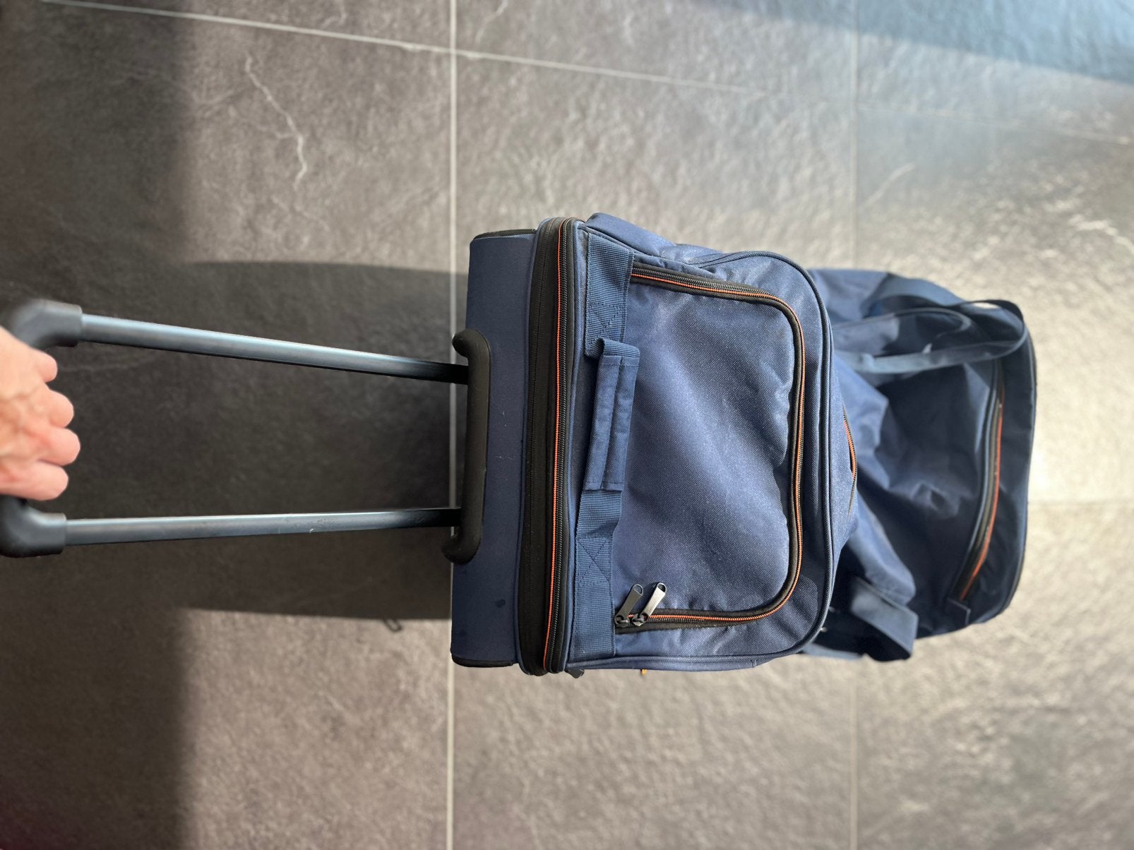 Reiskoffer, 40 tot 60 cm, 30 cm of meer, Gebruikt, Blauw