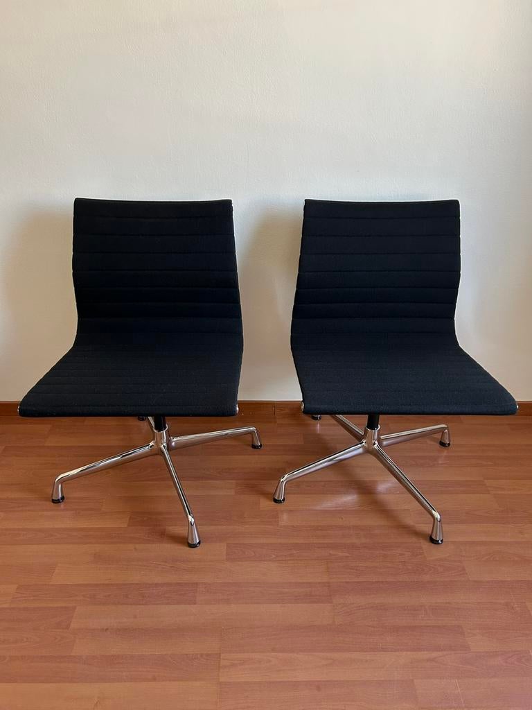 Vitra EA 108 bureaustoelen, Huis en Inrichting, Zwart, Ophalen of Verzenden, Zo goed als nieuw, Bureaustoel