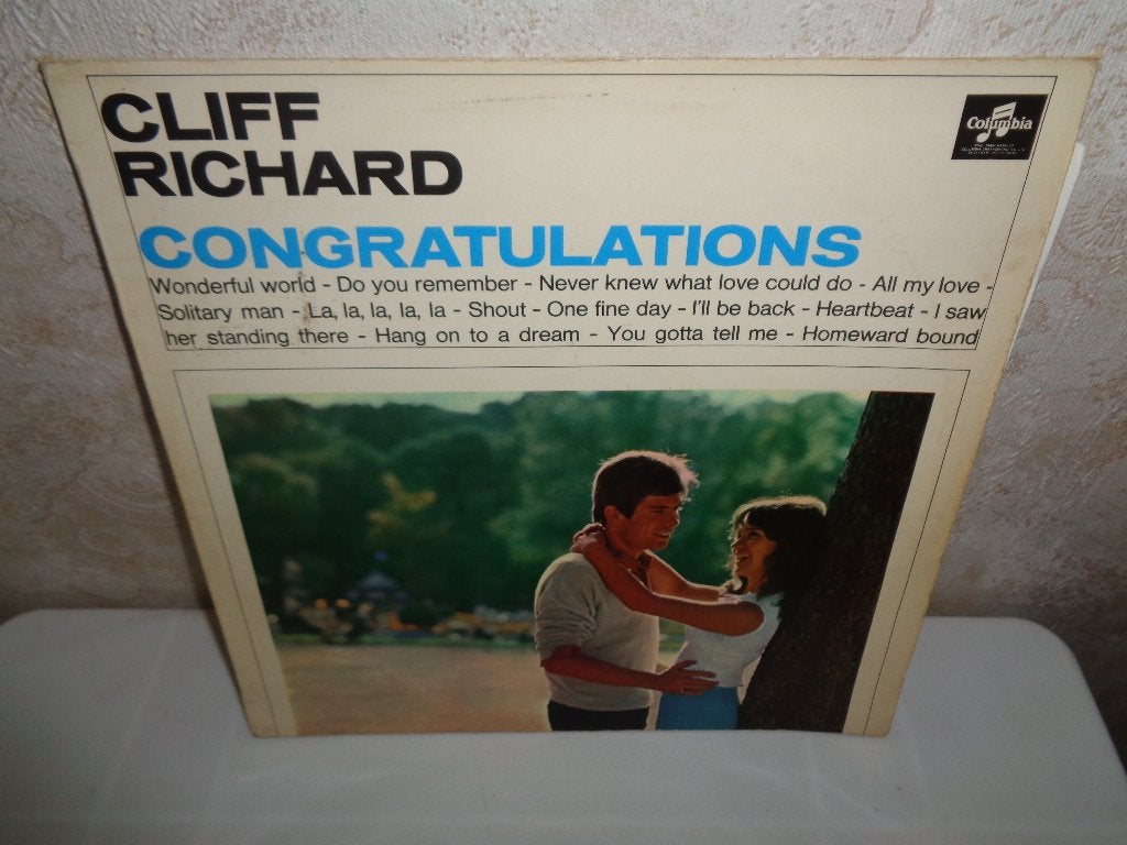 Cliff Richard LP "Congratulations" [Nederland], LP, Pop, Utilisé, Envoi