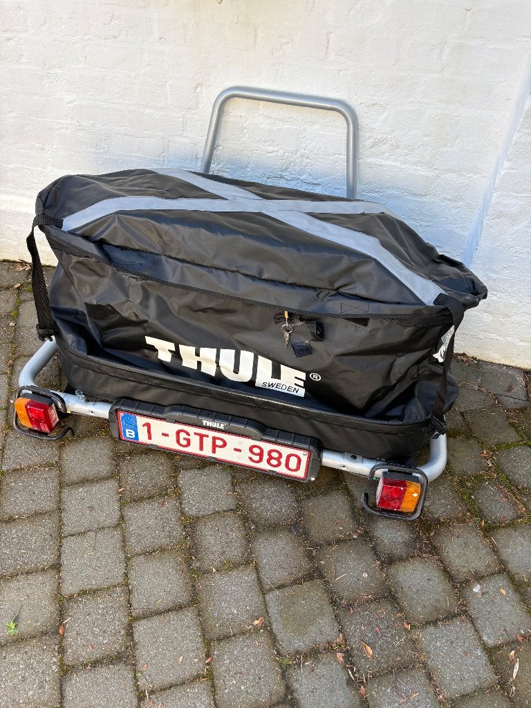 Thule bagagerek voor trekhaak plus bagagetas, Ophalen, Zo goed als nieuw