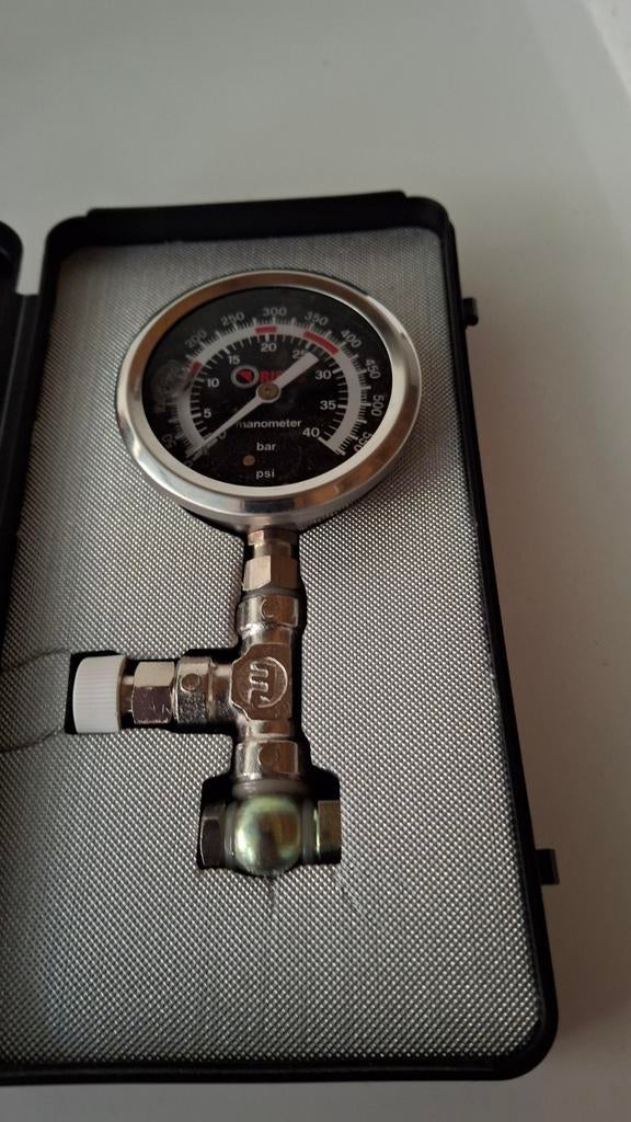 Manometer, Ophalen