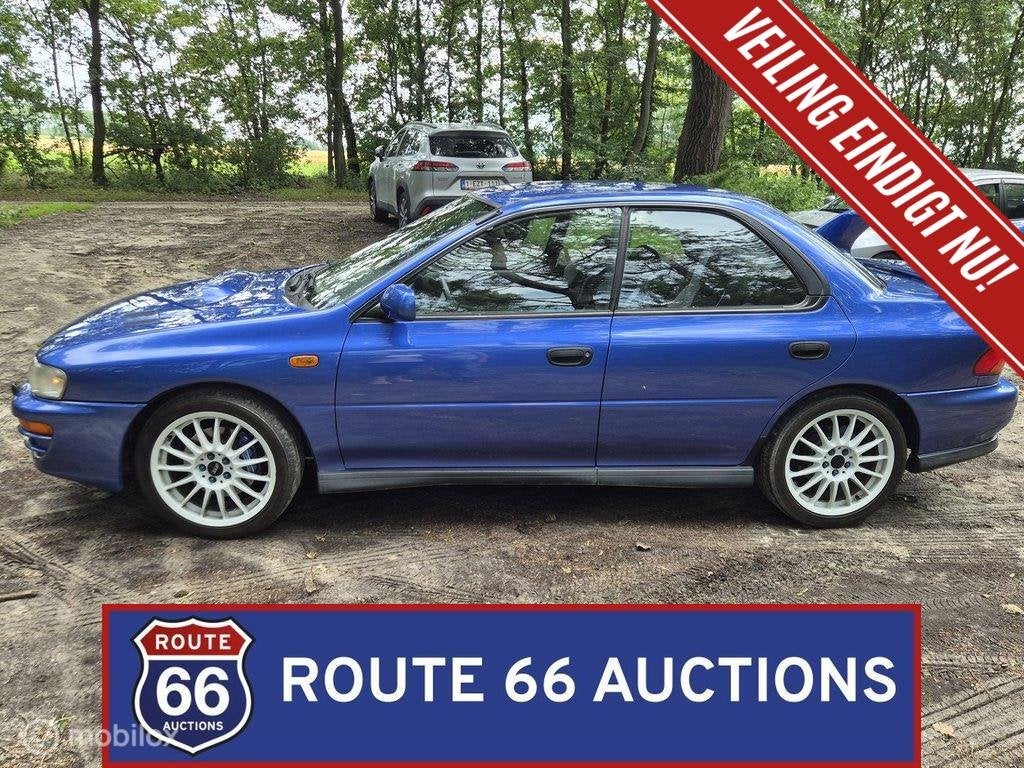 Subaru Impreza | 1998 | Route 66 Auctions, Auto's, Subaru, Zwart, Bedrijf, Handgeschakeld