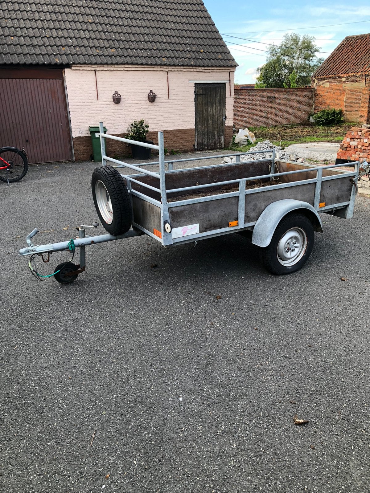 Aanhanger 750kg te koop, Ophalen, Gebruikt