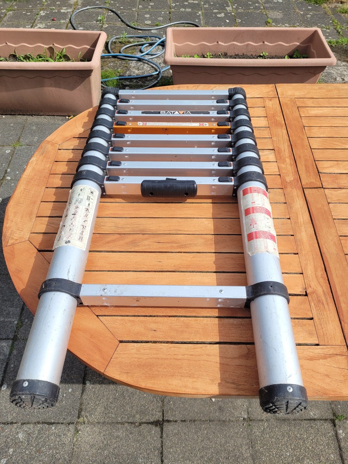 Telescopische ladder gebruikt maar goede staat, Ophalen, Ladder