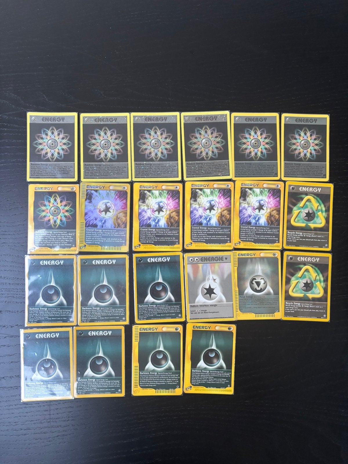 Pokemon Kaarten Energy Vintage, Hobby en Vrije tijd, Verzamelkaartspellen | Yu-gi-Oh!, Ophalen, Zo goed als nieuw