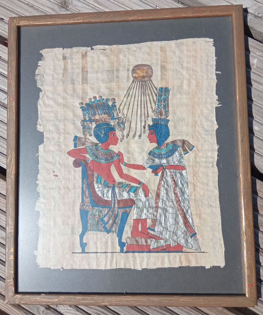 Schilderij op perkament, Ophalen, Minder dan 50 cm, Gebruikt, Oorspronkelijke maker