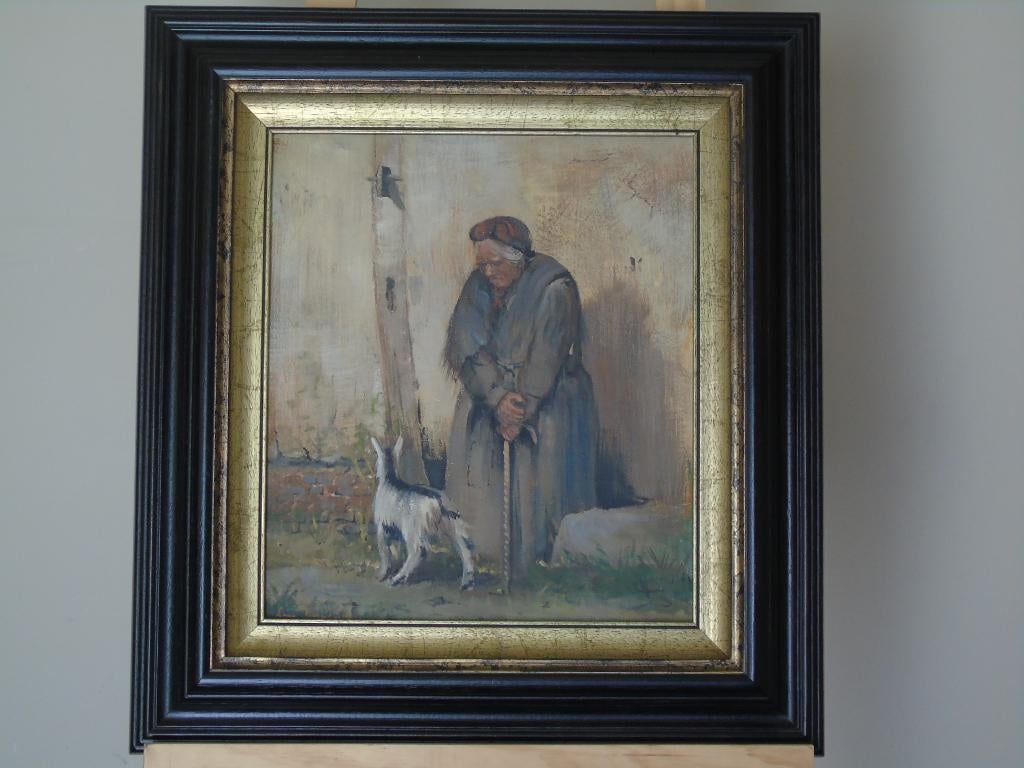 Originele schilderij van Leon Engelen(geen reproductie !!), Antiek en Kunst, Ophalen
