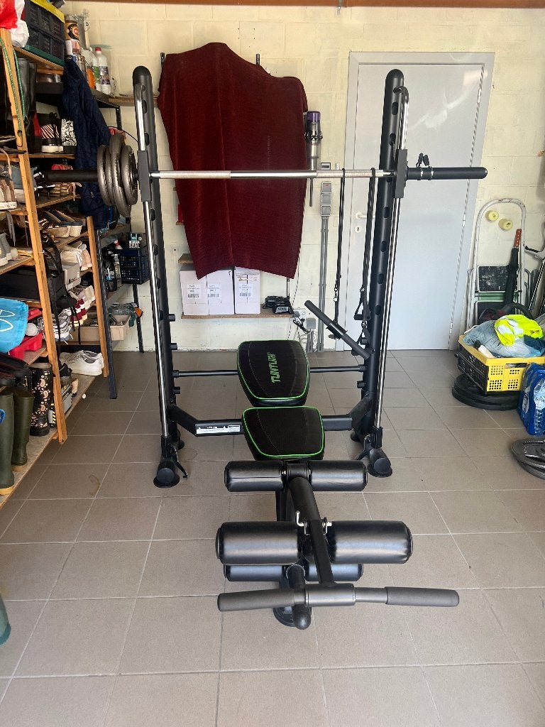 fitness bench, Sport en Fitness, Fitnessapparatuur, Ophalen, Benen, Overige typen, Zo goed als nieuw