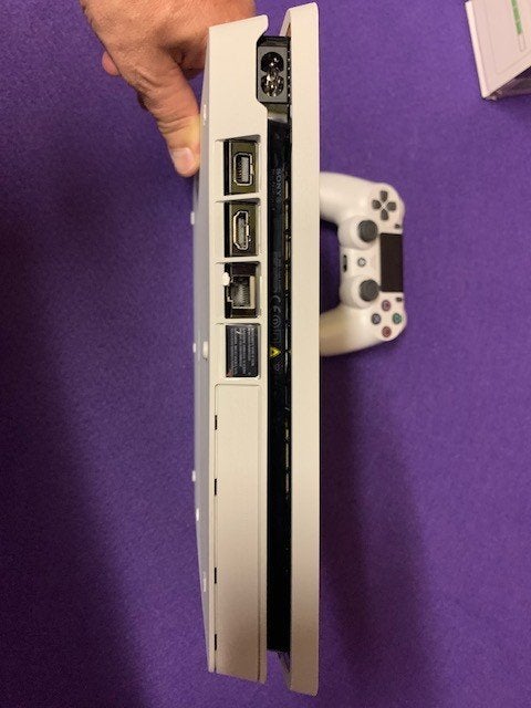 Console Ps4 Slim Blanche plus Fifa 18,19,20,21 & 22, Ophalen, Gebruikt, Controller, PlayStation 4
