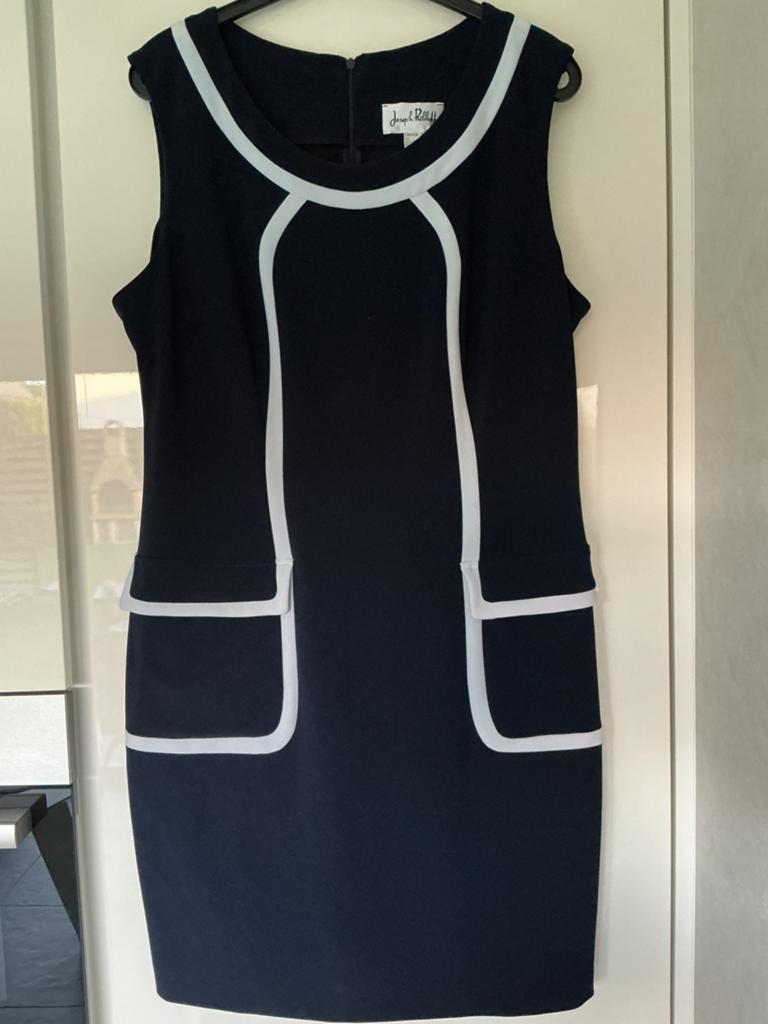 Kleed van merk Joseph Ribkoff, Kleding | Dames, Jurken, Blauw, Maat 42/44 (L), Ophalen of Verzenden, Zo goed als nieuw