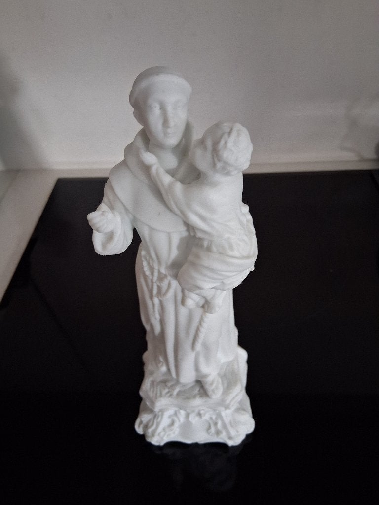 SINT ANTONIUS  BISCUITPORSELEIN, Antiek en Kunst, Ophalen of Verzenden