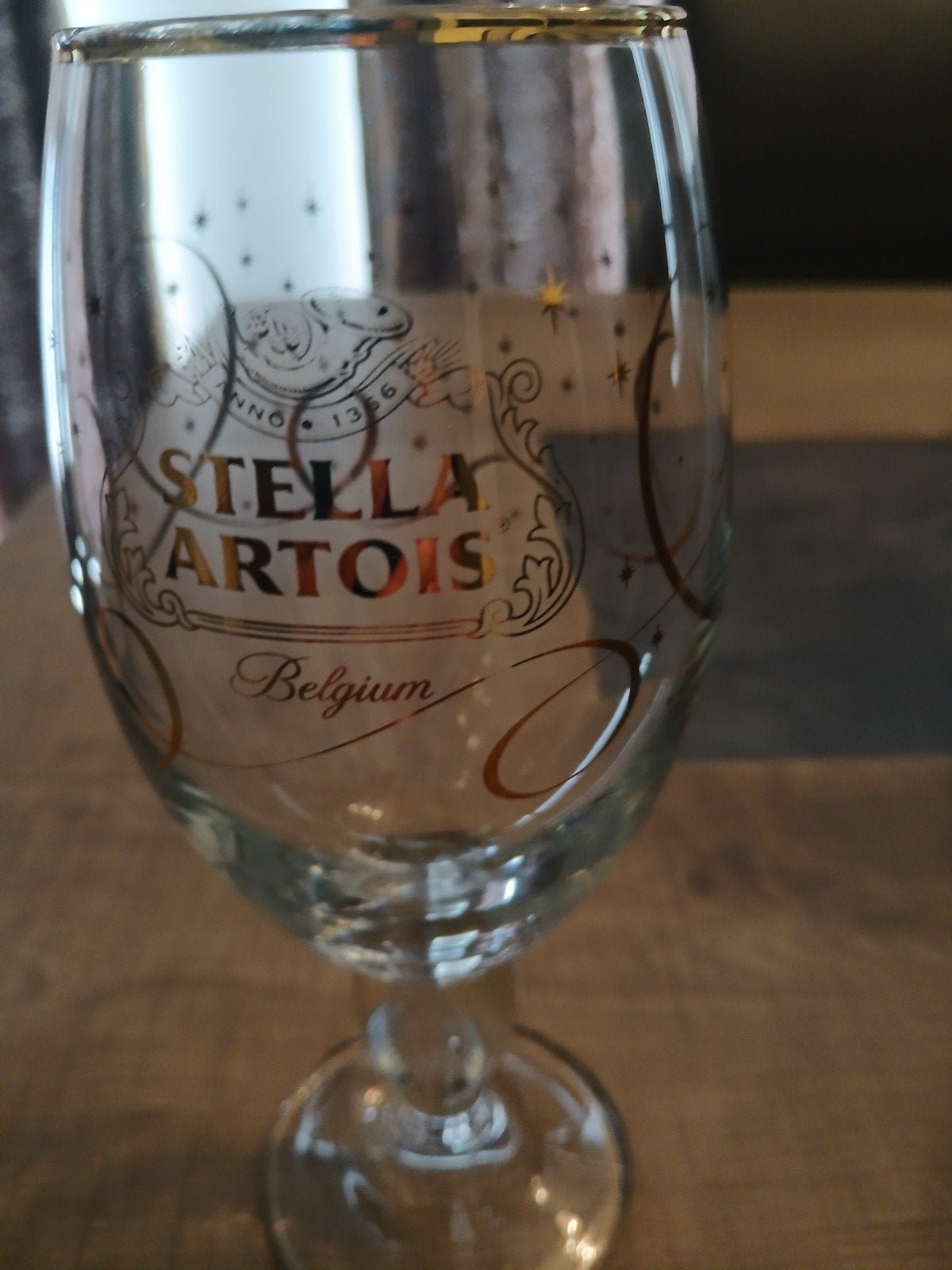 Prachtig Stella Artois glas, Ophalen of Verzenden, Zo goed als nieuw, Glas of Glazen, Stella Artois