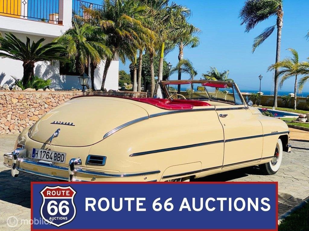 Packard Super Eight | 1948 | Route 66 Auctions, Auto's, Oldtimers, Overige merken, Zwart, Bedrijf, Handgeschakeld