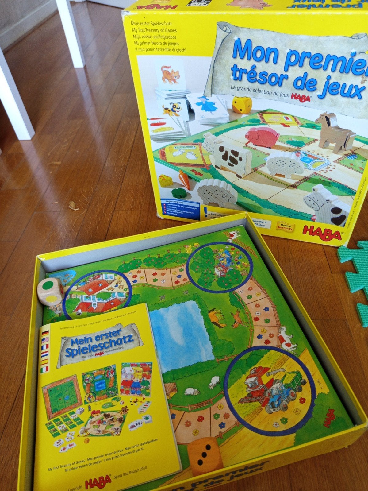 Jeu de société Haba mon premier trésor de jeux, Hobby & Loisirs créatifs, Cinq joueurs ou plus, Enlèvement, Utilisé, Haba
