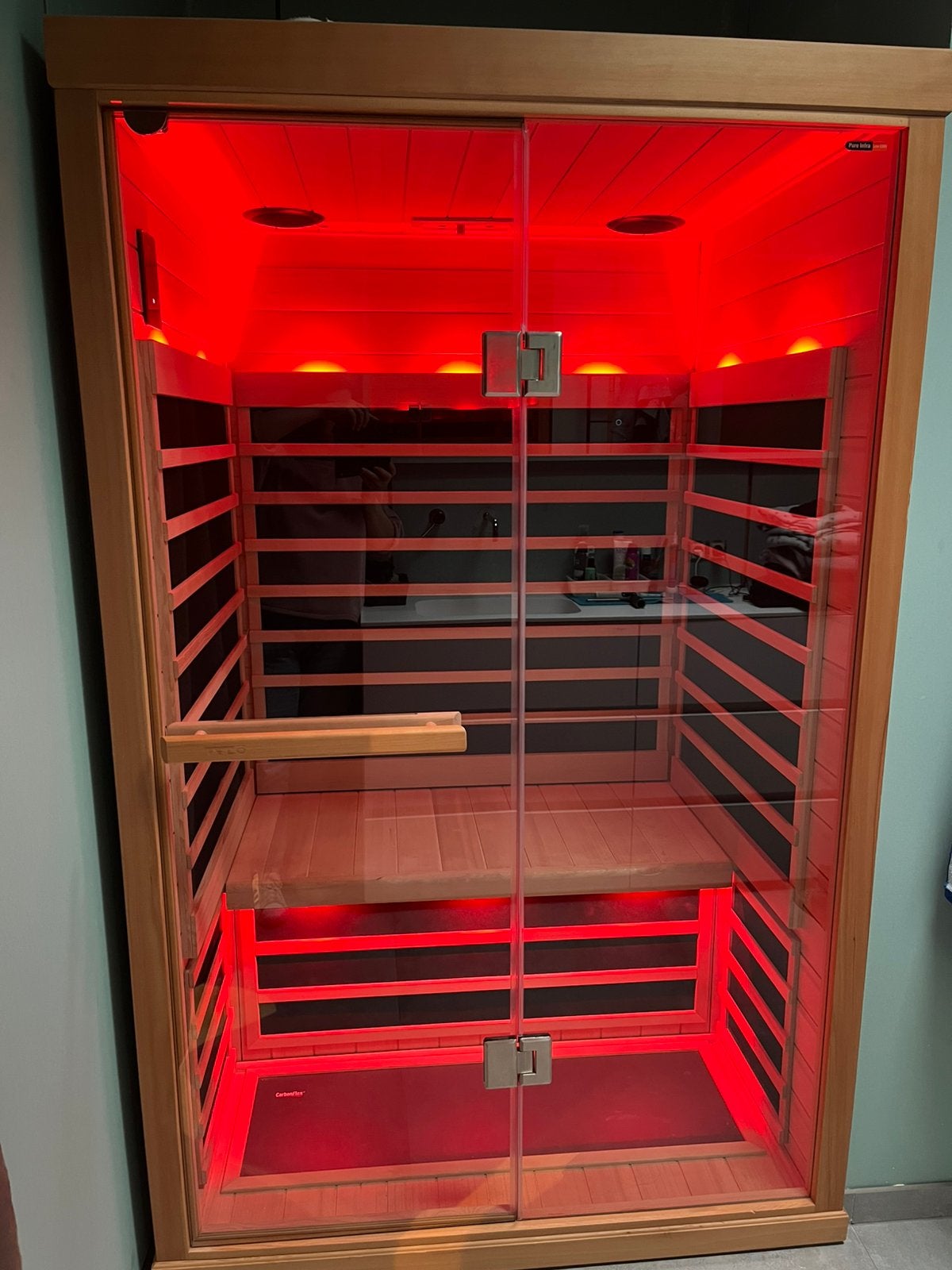 Infrarood sauna Tylö, Sport en Fitness, Ophalen, Zo goed als nieuw, Infrarood