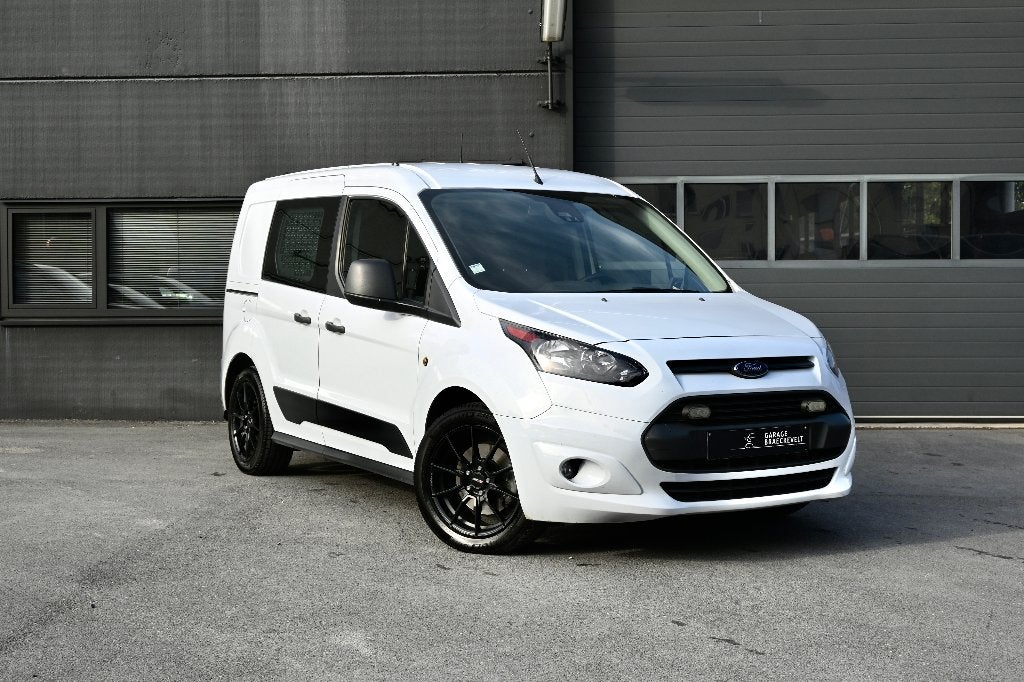Ford Transit Connect 17" alu - Airco - PDC - CruiseControl, Voorwielaandrijving, Stof, 4 cilinders, Wit