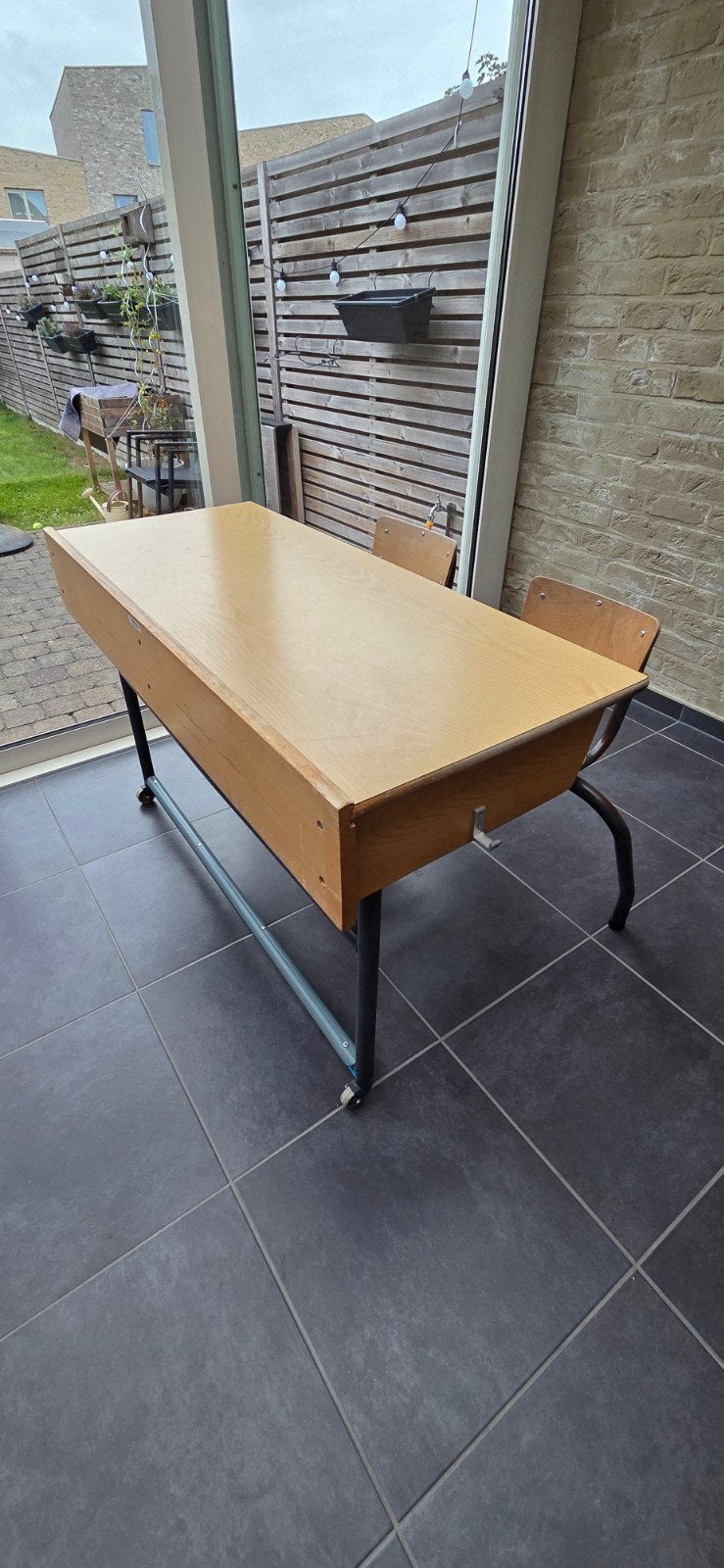 schoolbank, Huis en Inrichting, Ophalen, Gebruikt