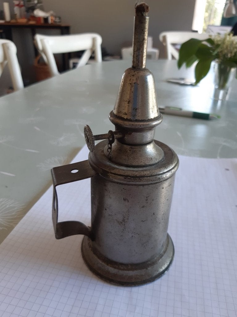 Lampe ancienne " Pigeon ", Antiek en Kunst, Antiek | Verlichting, Ophalen of Verzenden