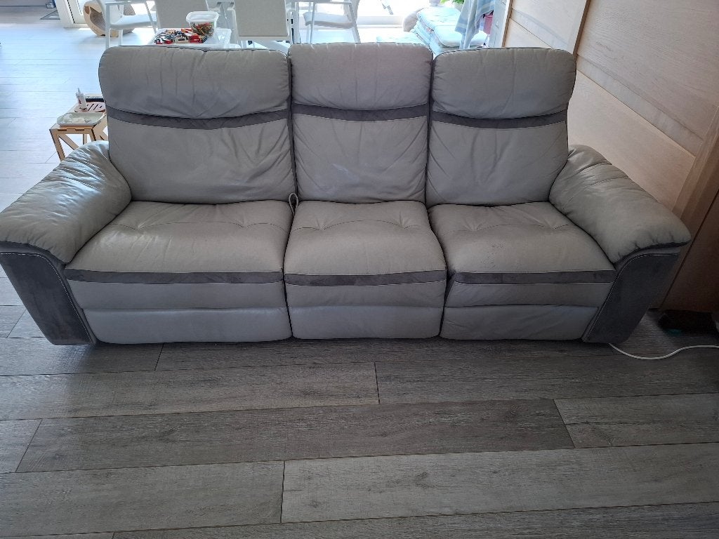 Salon, Enlèvement, Utilisé, Cuir