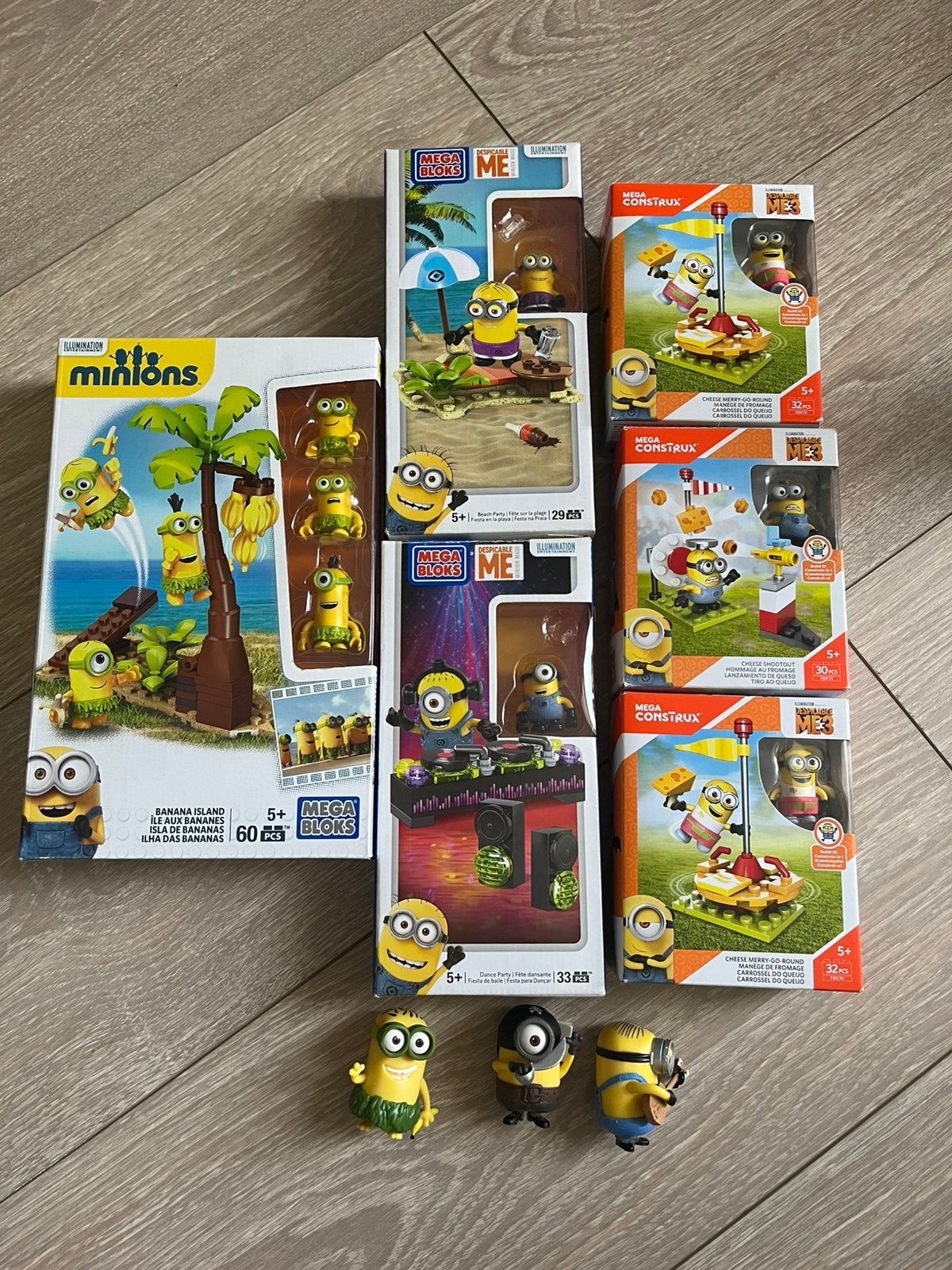 Mega bloks minions met extra figuren, Ophalen, Zo goed als nieuw