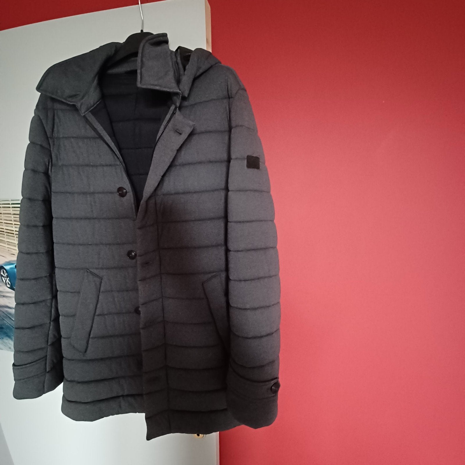 bugatti winterjas medium, Bugatti, Gris, Comme neuf, Enlèvement