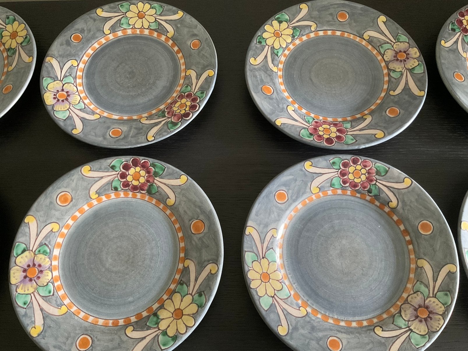 Vintage borden V. Pinto vietri Italia, Ophalen of Verzenden