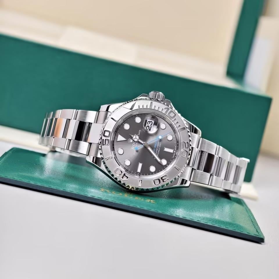 Rolex Yacht-Master, Handtassen en Accessoires, Ophalen, Staal, Polshorloge, Zo goed als nieuw