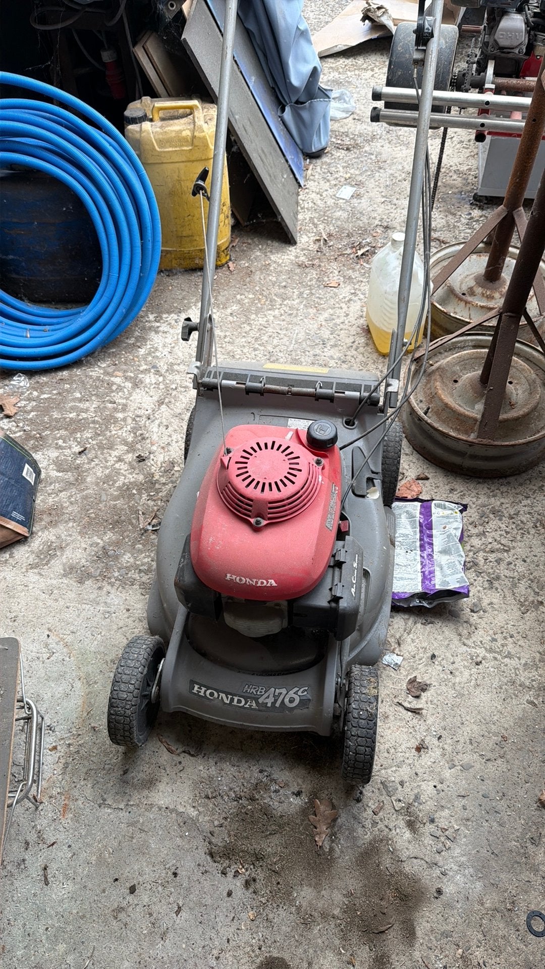 Honda grasmaaier, Enlèvement, Utilisé