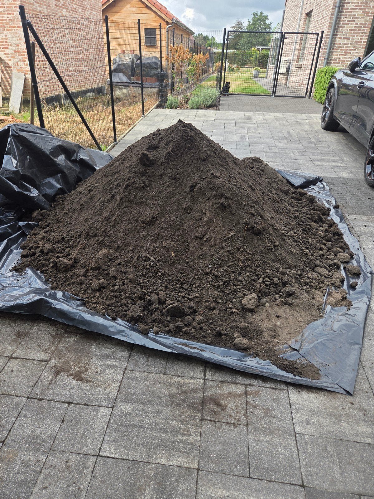 zwarte grond, Tuin en Terras, Zand, Ophalen