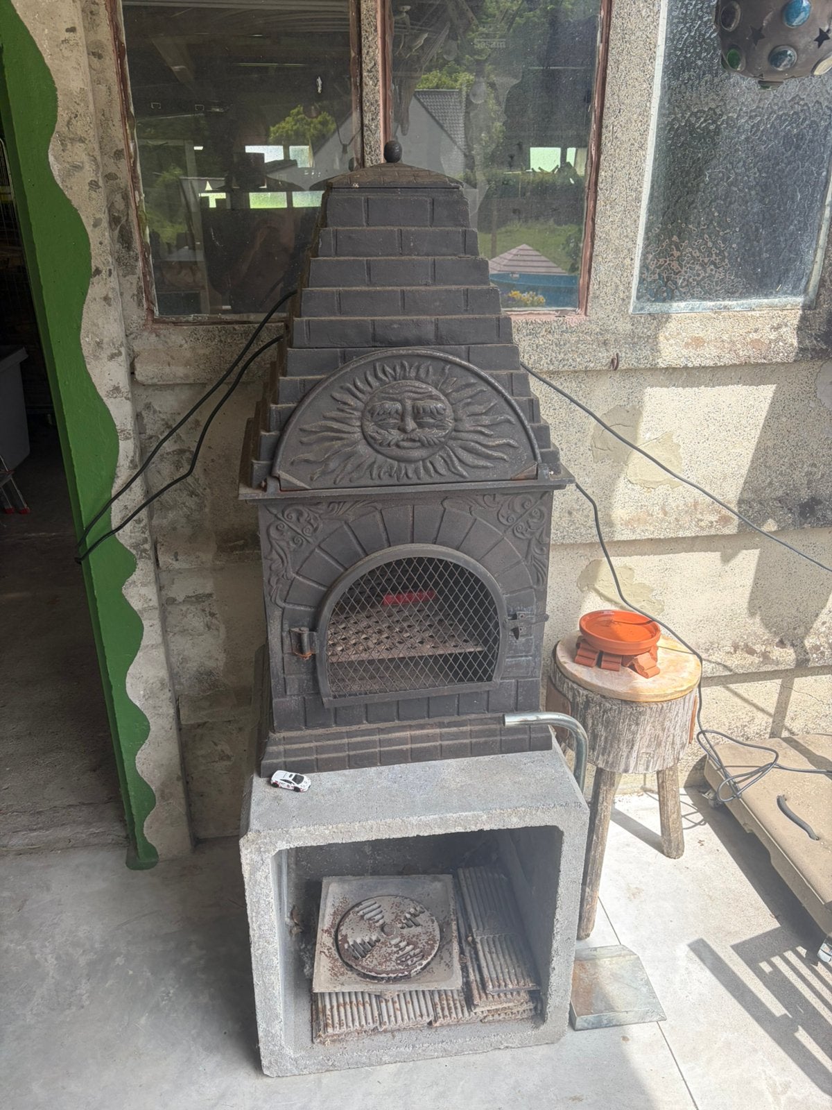 Four à pizza, barbecue, poêle à bois, Enlèvement, Comme neuf