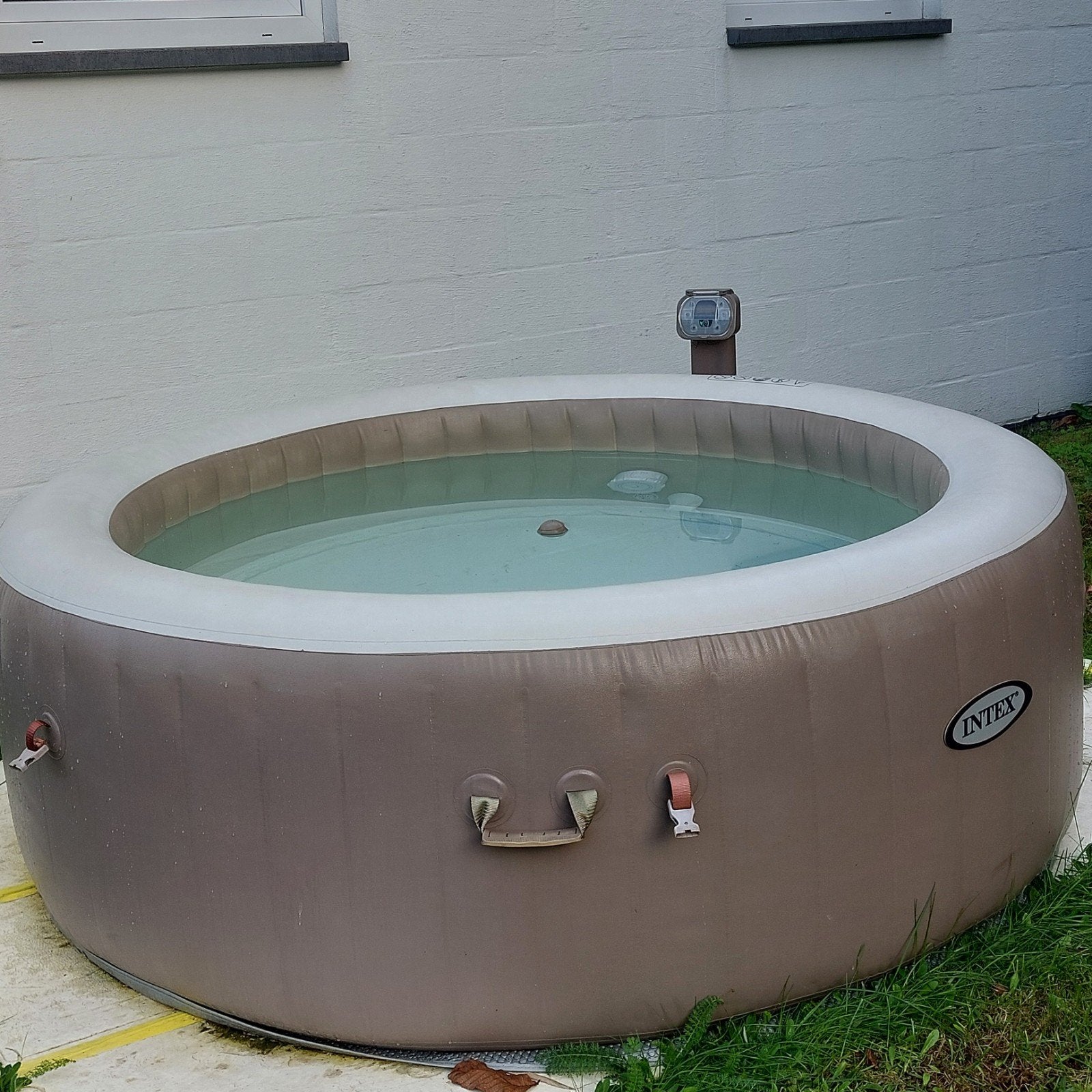 jacuzzi intex, Tuin en Terras, Ophalen, Gebruikt, Afdekzeil, Opblaasbaar