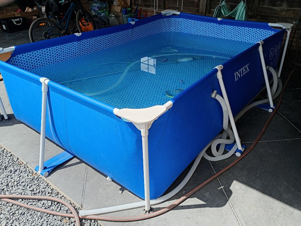 Intex zwembad 300 x 200 x75, Ophalen, Gebruikt, Opzetzwembad, 200 tot 400 cm
