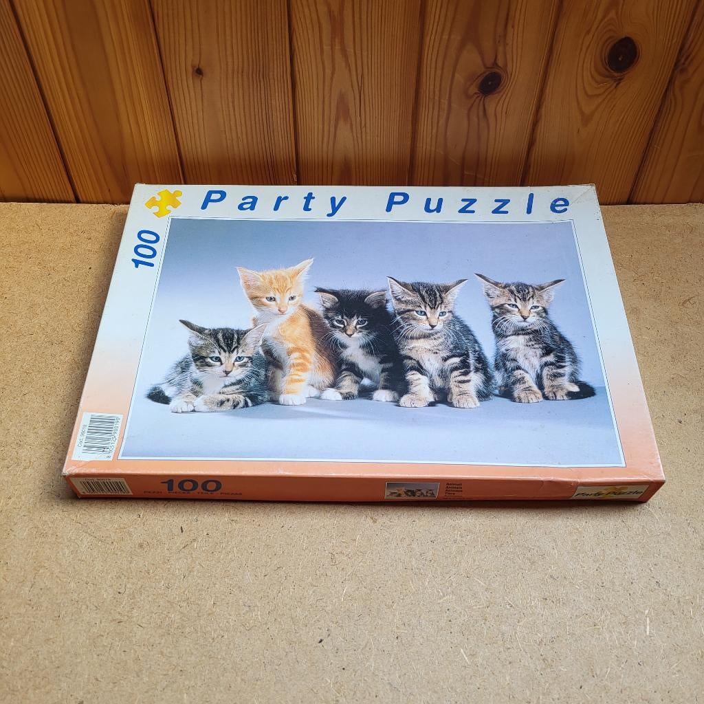 Puzzel kittens - 100 stukjes, Ophalen of Verzenden, Meer dan 50 stukjes, Gebruikt
