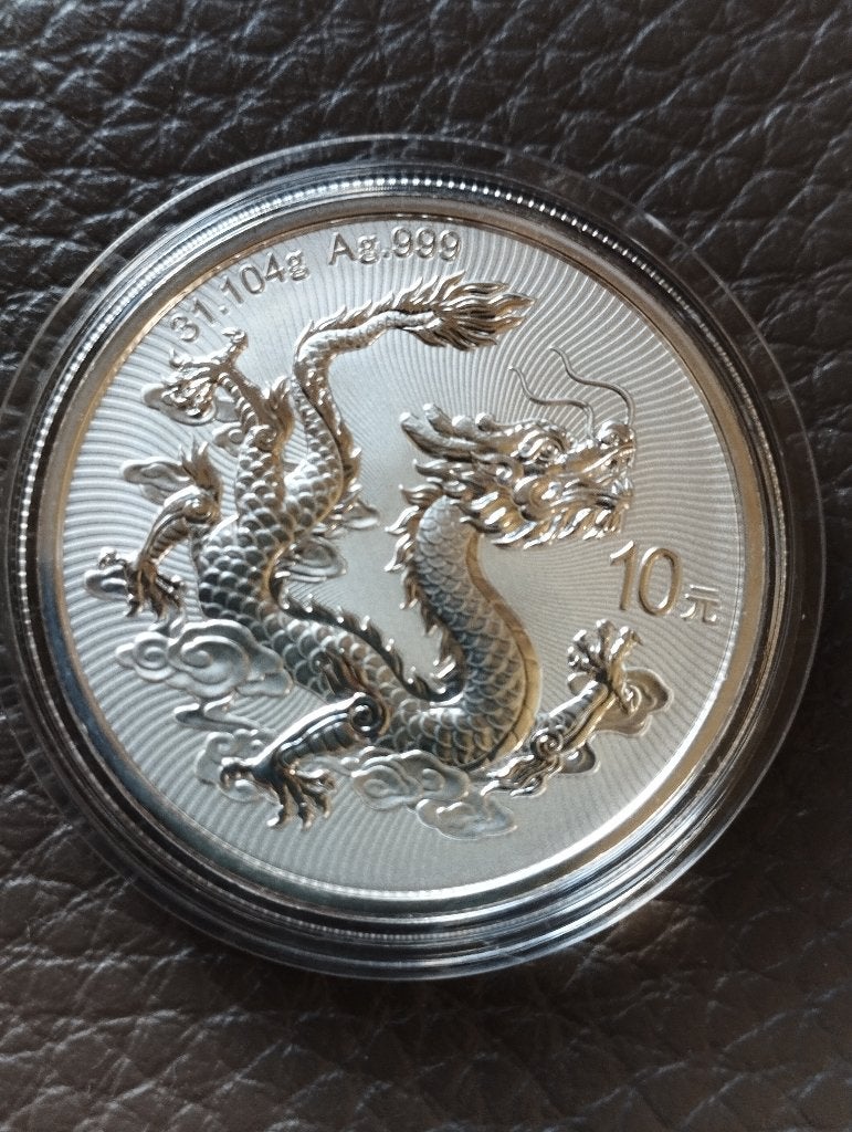 1 oz .999 zilver China Dragon 2026, Postzegels en Munten, Ophalen of Verzenden, Zilver
