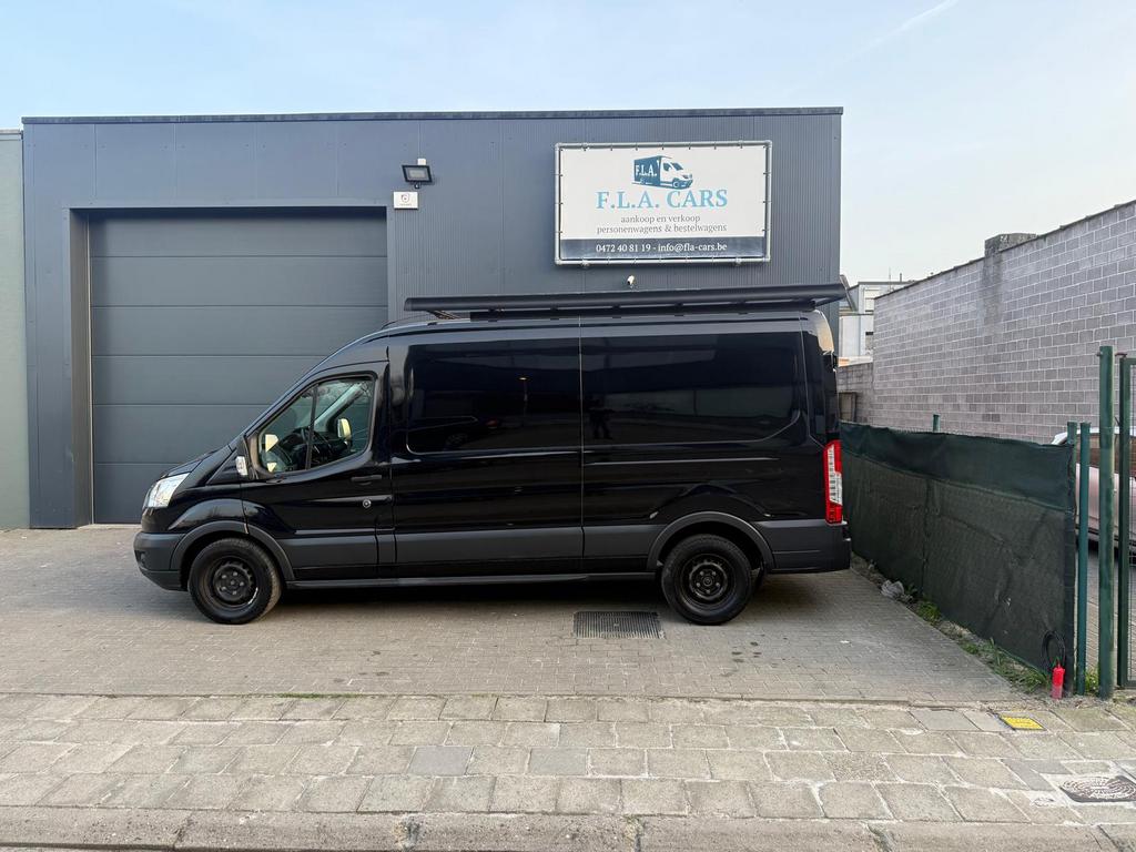 FORD TRANSIT AUTOMAAT BJ2019 EURO6B BAGAGEDRAGER AIRCO  FULL, Euro 6, 4 cilinders, Zwart, Diesel
