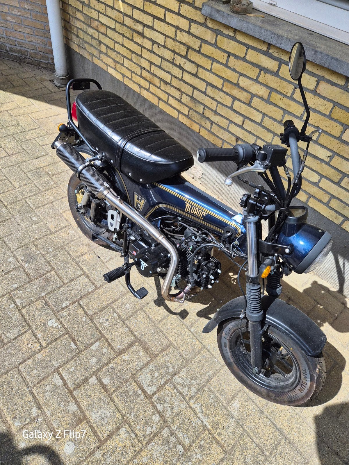 Blurock 125 blauw perfecte staat, Particulier, Bluroc