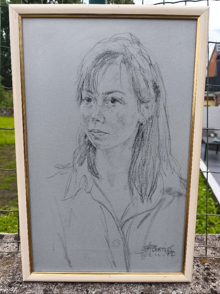 Dessin signe, Antiquités & Art, Art | Dessins & Photographie, Enlèvement ou Envoi