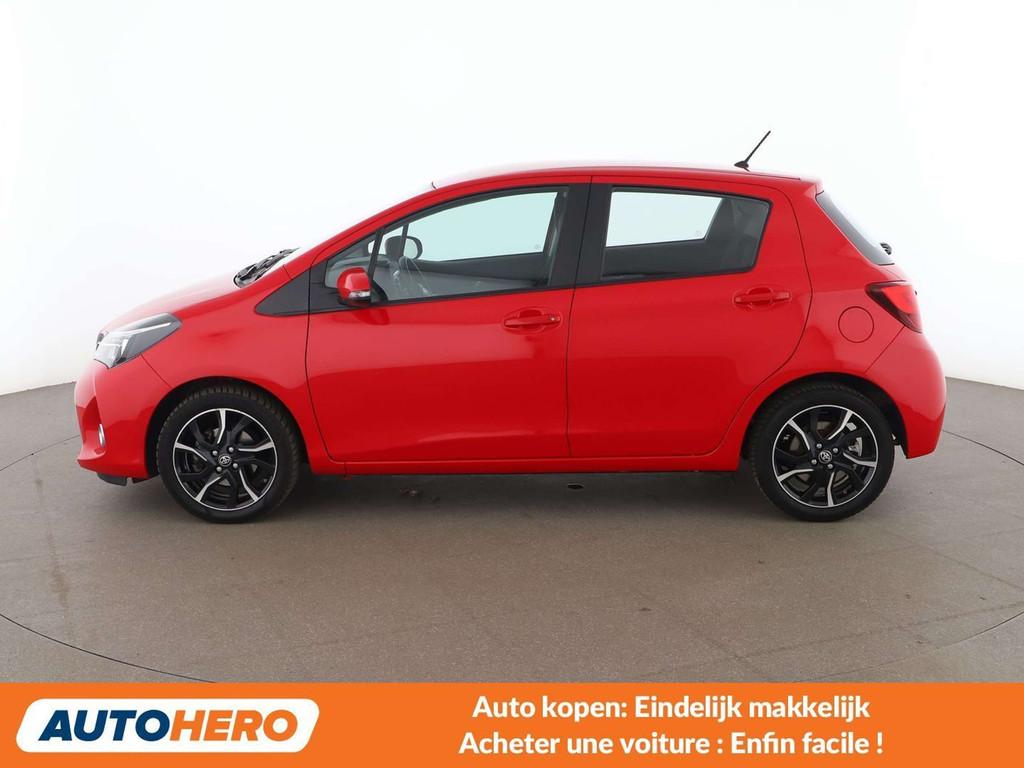 Toyota Yaris 1.33 Dual VVT-i Style (bj 2017, automaat), Auto's, Stof, Gebruikt, Zwart, 1329 cc