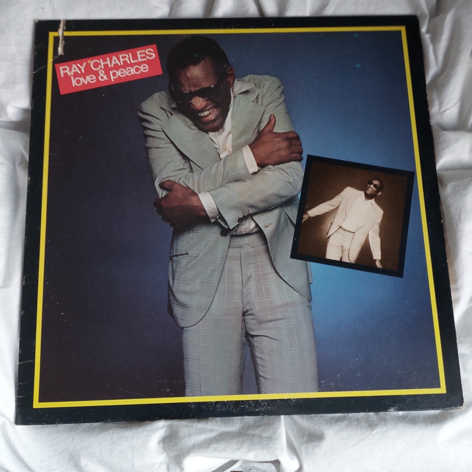 lp Ray Charles love and peace atlantic records, Ophalen, LP, Overige genres, Zo goed als nieuw