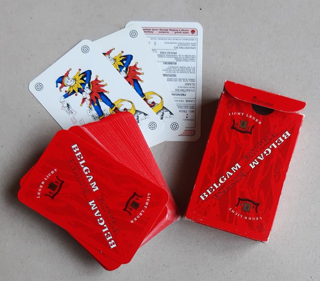 SPEELKAARTEN RECLAME BELGAM EXTRA TABAK TABAC., Verzamelen, Ophalen of Verzenden, Speelkaart(en)