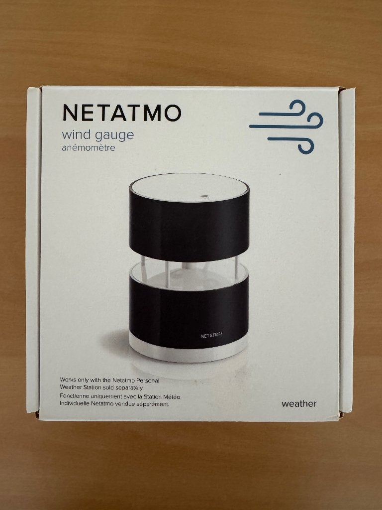 Netatmo Slimme Windmeter, Audio, Tv en Foto, Weerstations en Barometers, Ophalen of Verzenden, Gebruikt, Weerstation