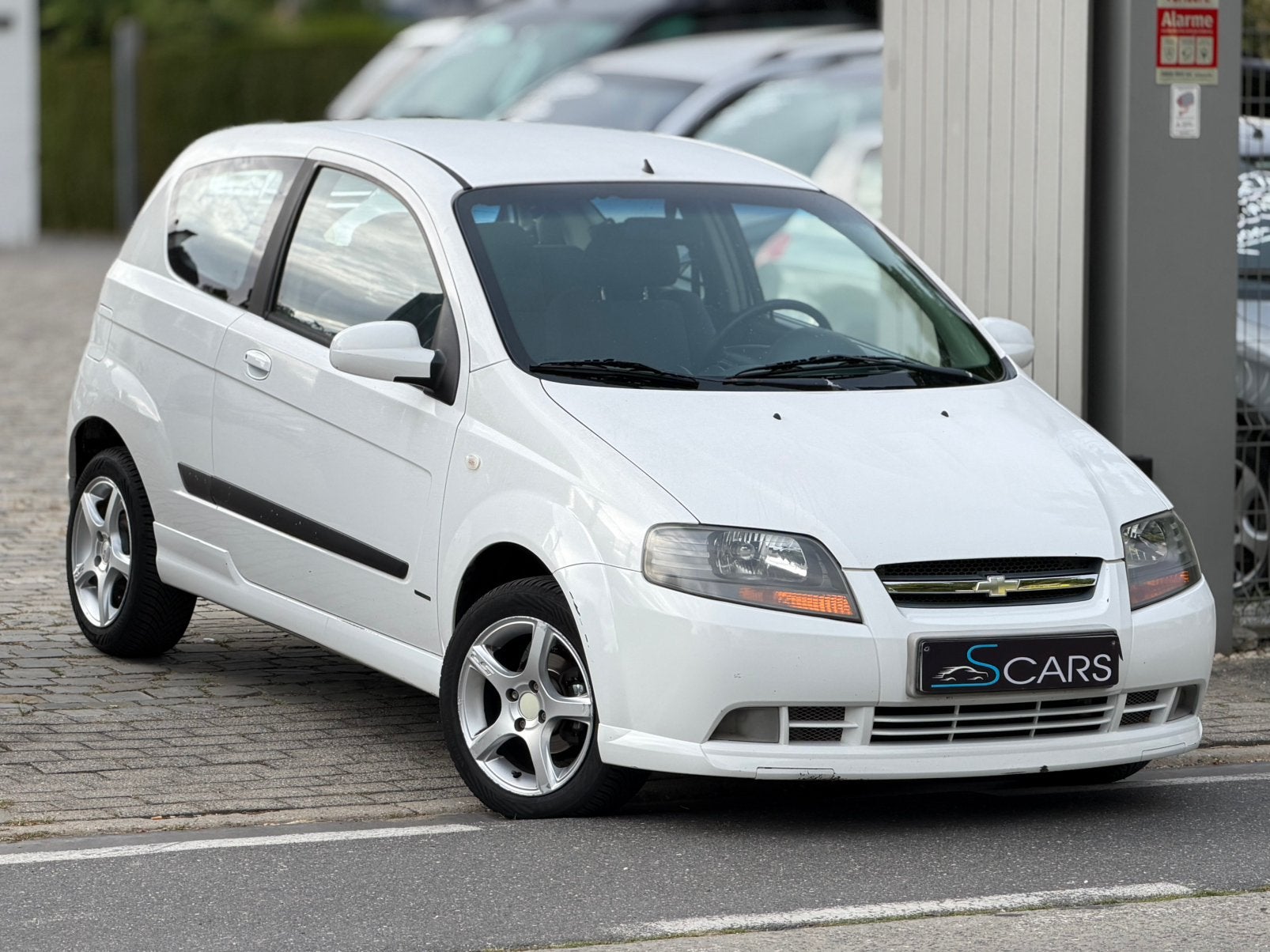 Chevrolet kalos 1.4i ** Automatiek ** 110.000 km ** Airco **, 4 cilinders, Kalos, Wit, Bedrijf