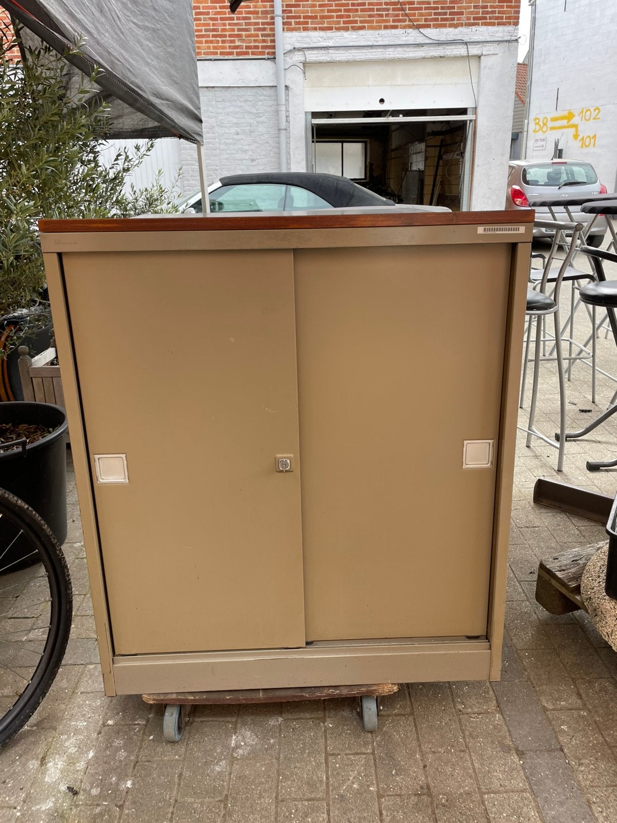 Kast met schuifdeuren, Huis en Inrichting, Ophalen, Gebruikt