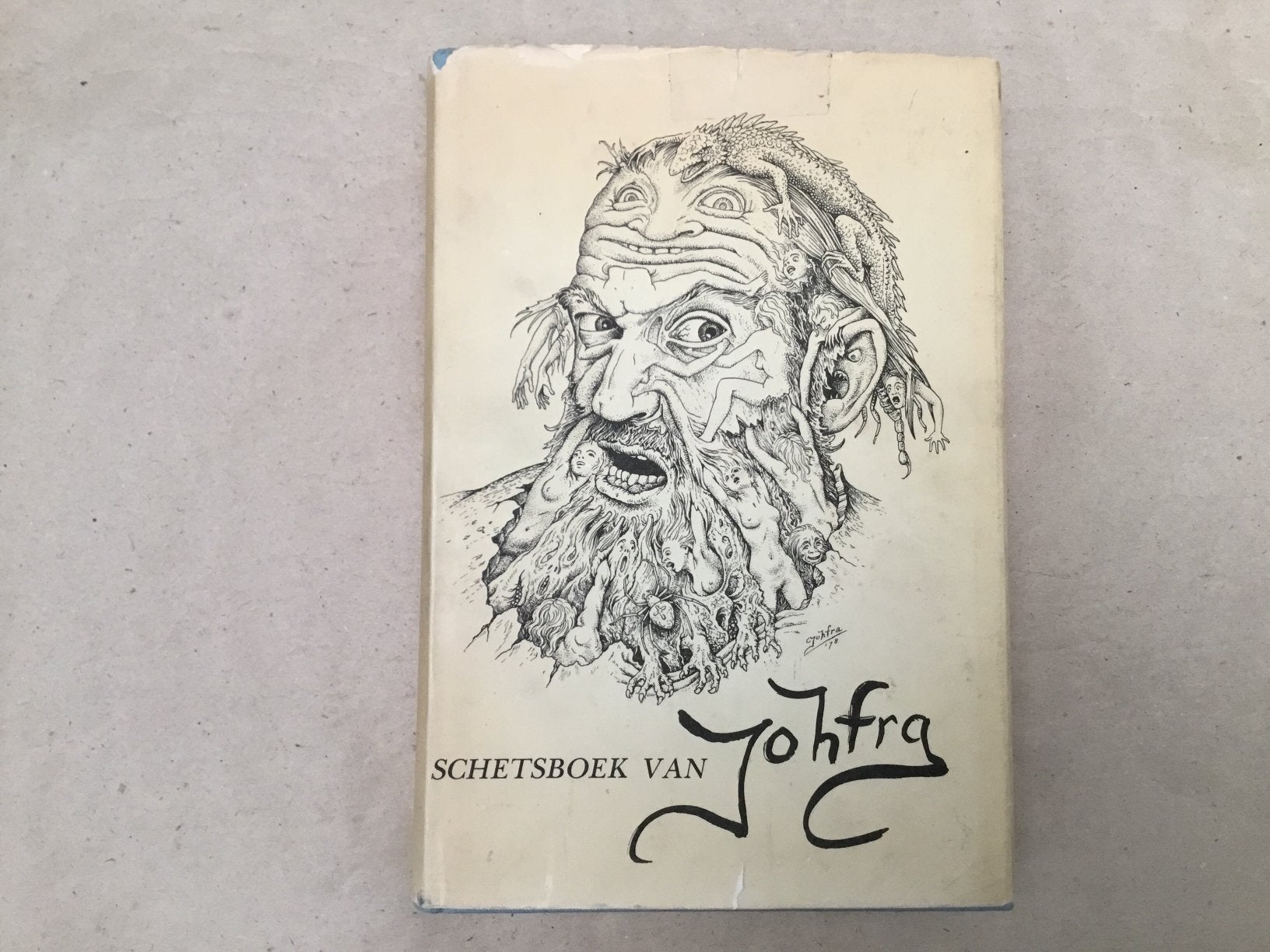 Schetsboek van Johfra zeldzaam, Boeken, Kunst en Cultuur | Beeldend, Ophalen of Verzenden, Zo goed als nieuw, Schilder- en Tekenkunst
