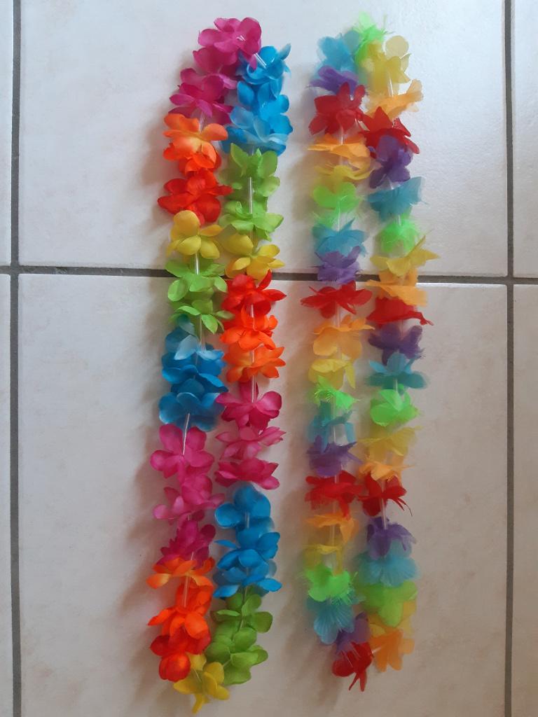 Collier de fleurs multicolores, Ophalen, Maat 52/54 (L), Sans marque, Nieuw