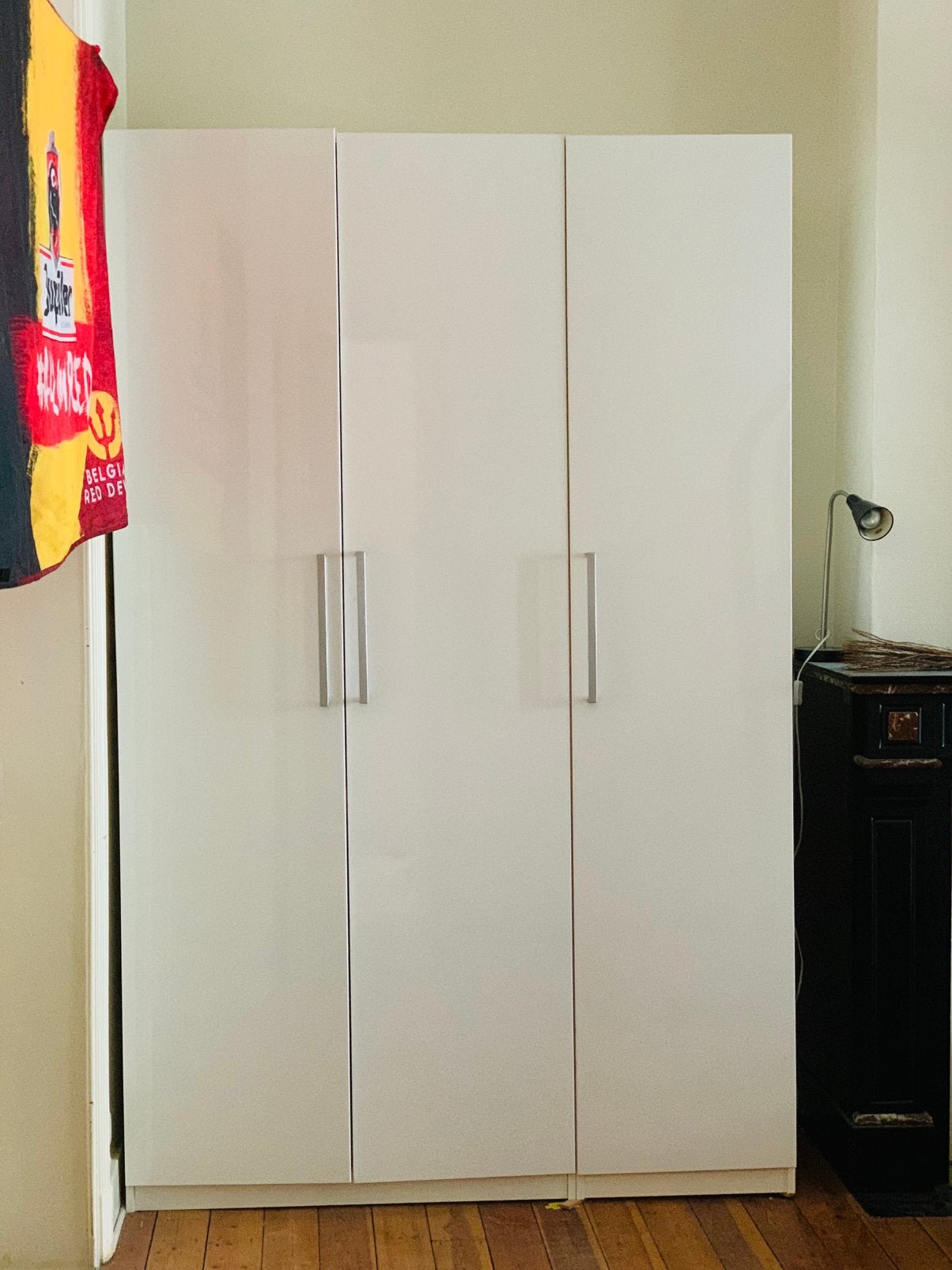 Grand meuble/ armoir rangement blanc ikea, Enlèvement, Comme neuf