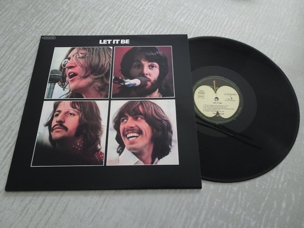 The Beatles  Lp  Let it Be - black vinyl, Cd's en Dvd's, LP, Zo goed als nieuw, 12 inch, Poprock