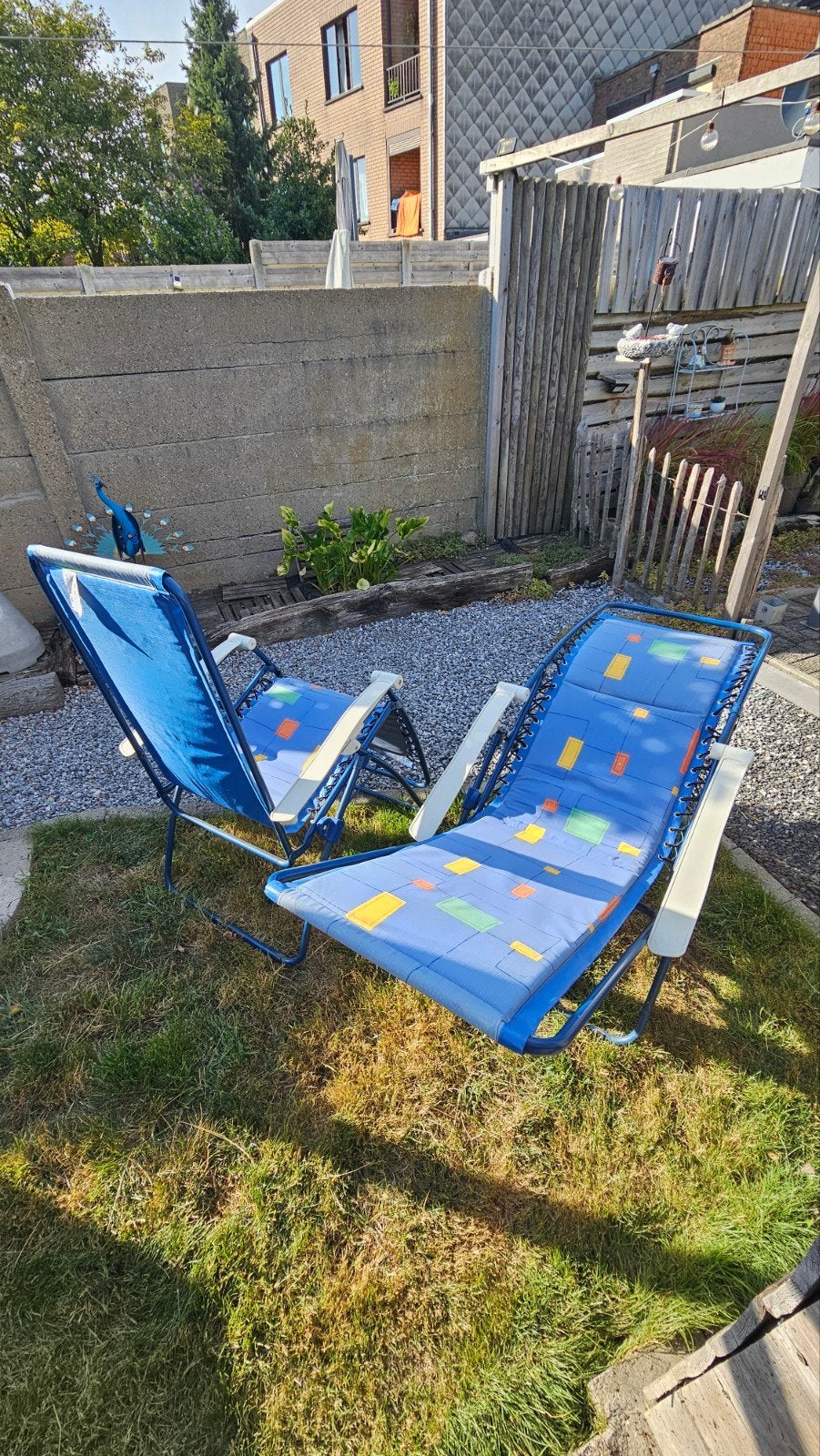 Lafuma ligzetels met nieuwe elastieken., Jardin & Terrasse, Enlèvement