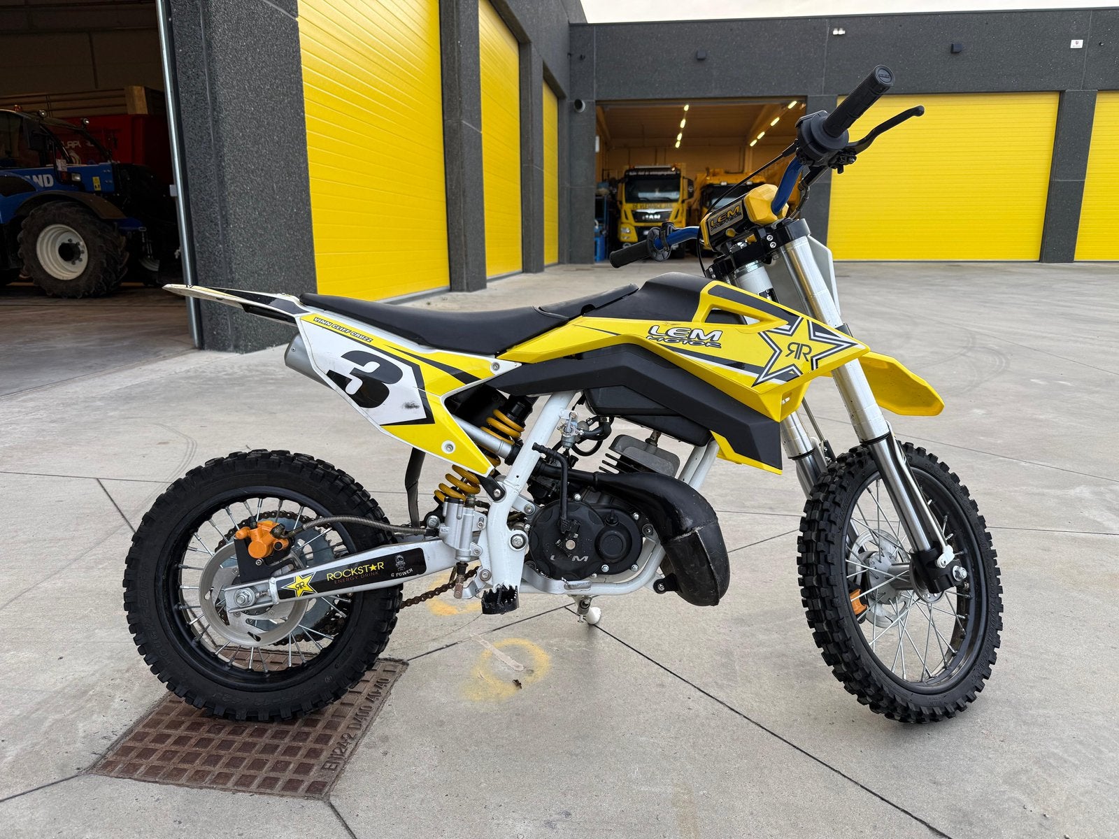 Lem crossmotor, Ophalen, Zo goed als nieuw
