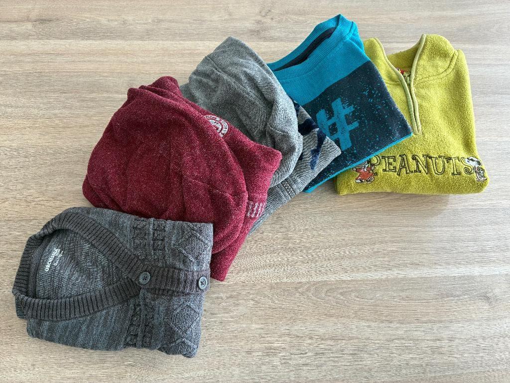 Pakketje jongenstruitjes 5-6j, Kinderen en Baby's, Kinderkleding | Maat 116, Gebruikt, Jongen, Trui of Vest, Ophalen
